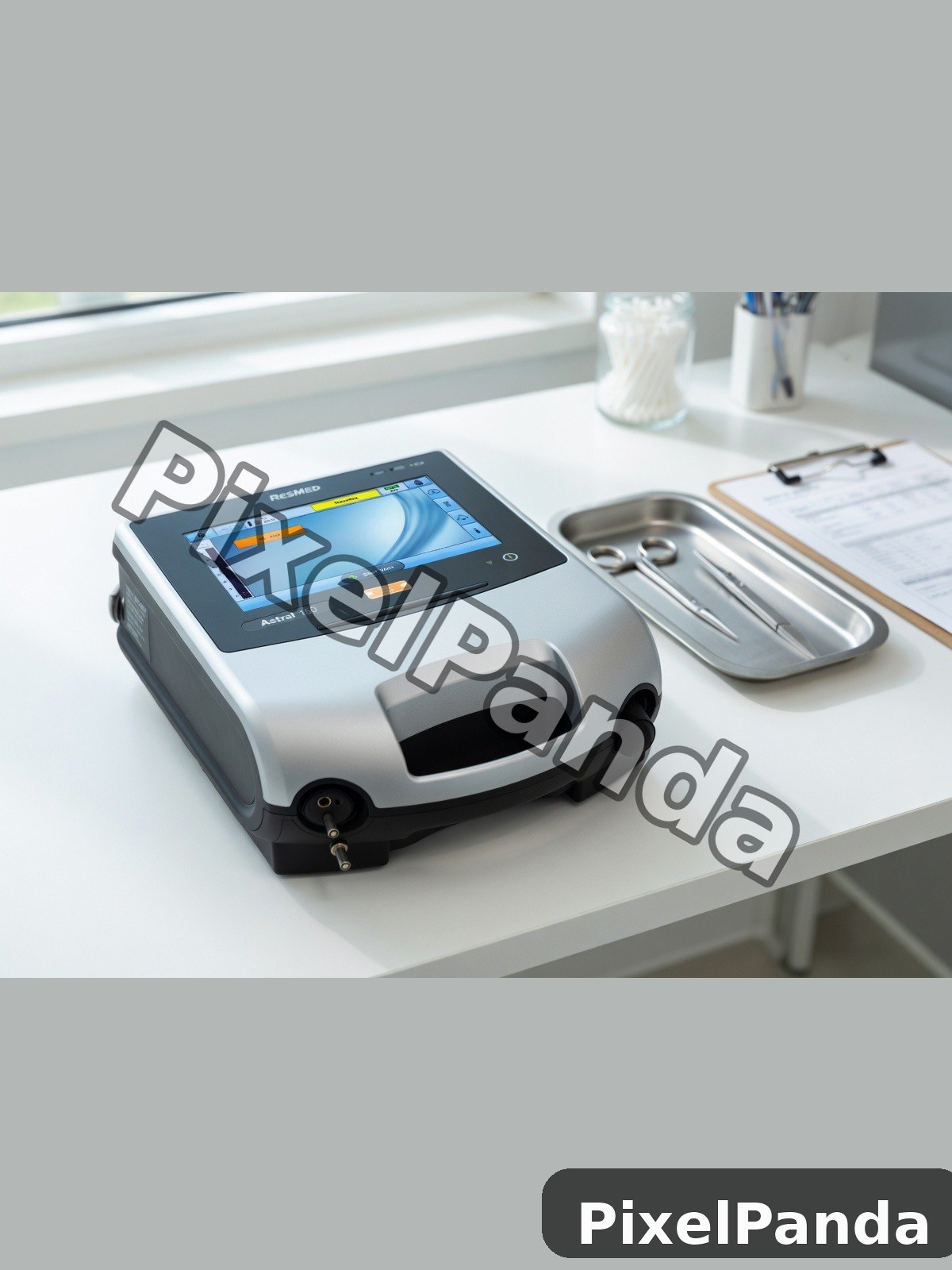 Doctor's Desk Setup — Made with PixelPanda