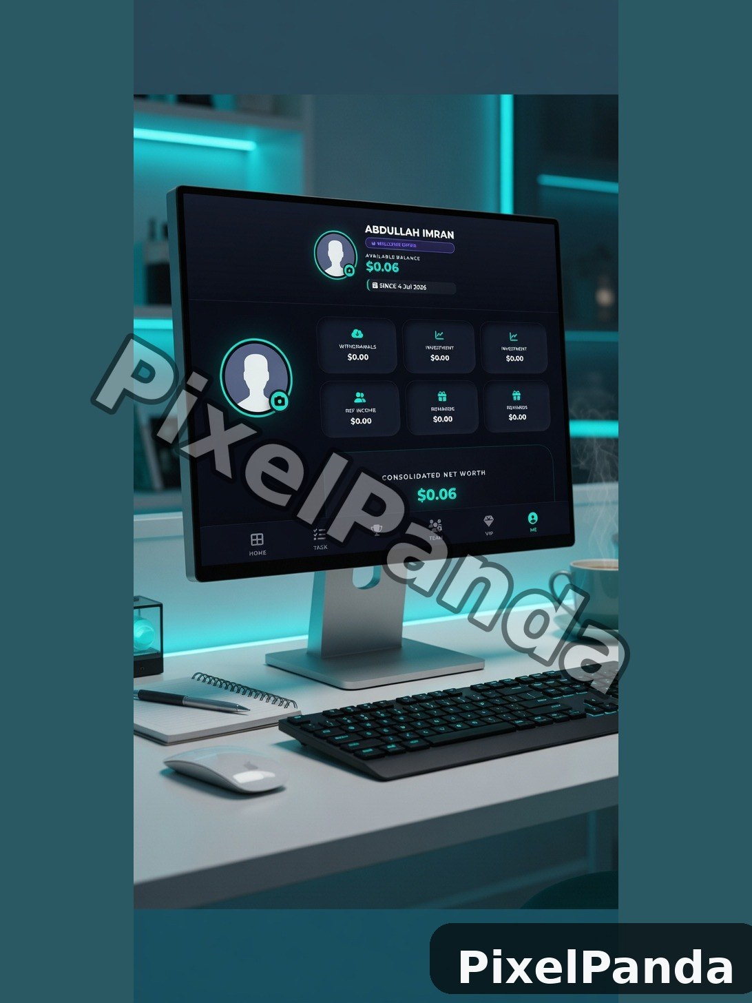 Startup Office Setting — Made with PixelPanda