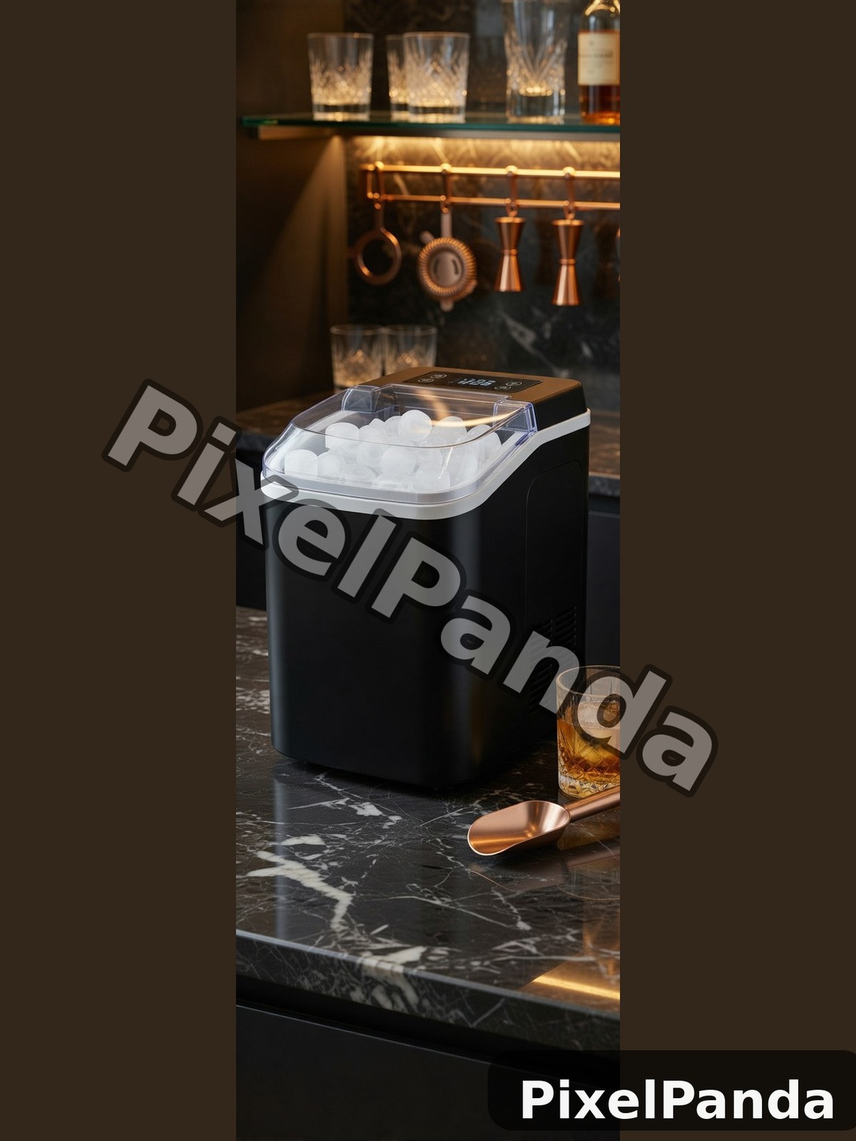 Modern Home Bar — Made with PixelPanda