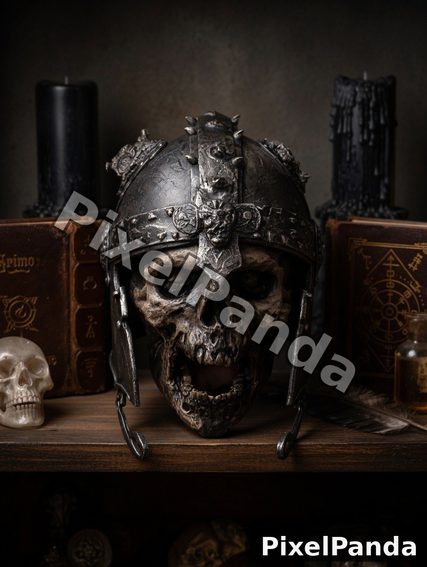 Gothic Shelf Styling — Made with PixelPanda