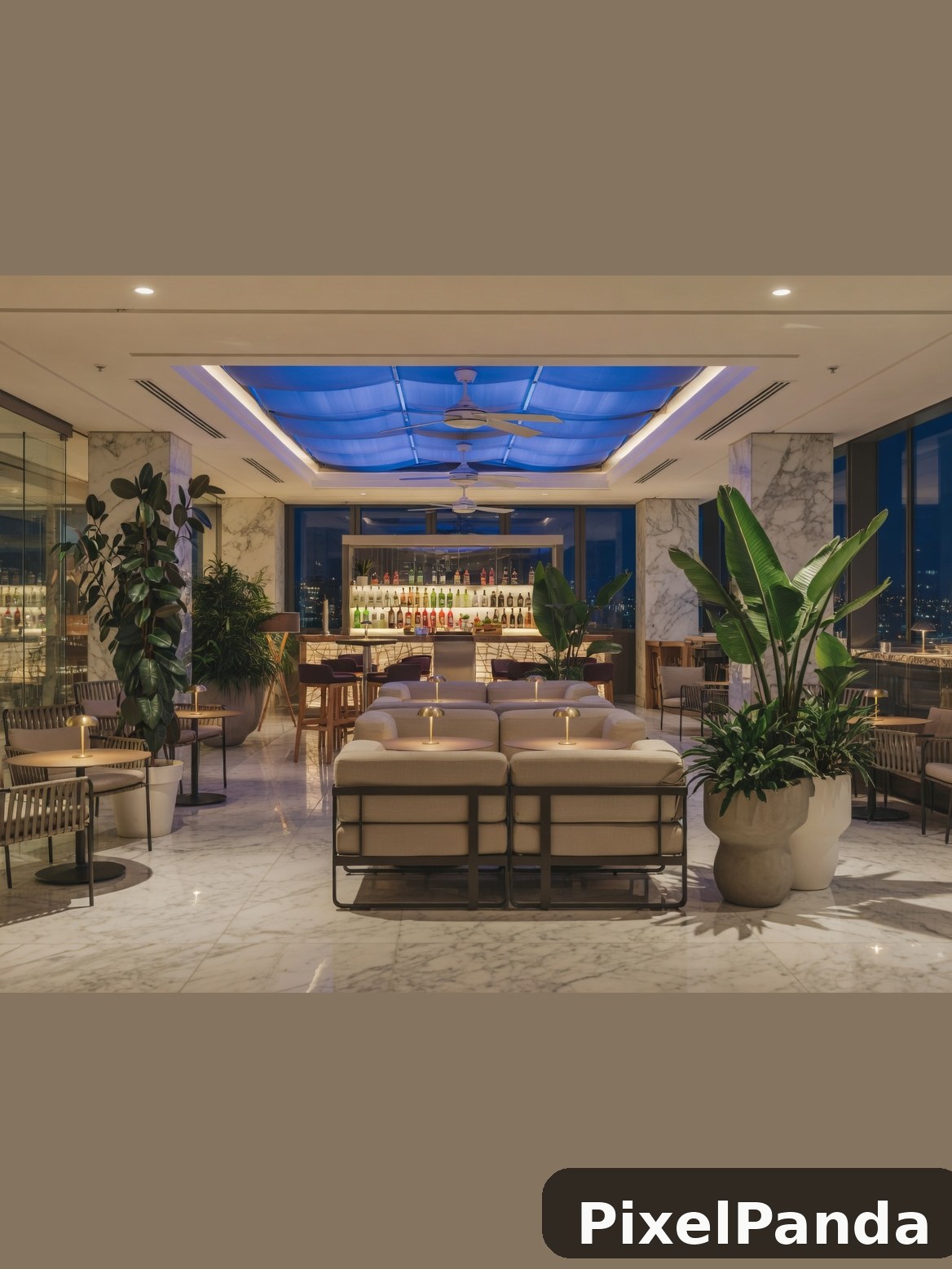 Hotel Lobby Moment — Made with PixelPanda