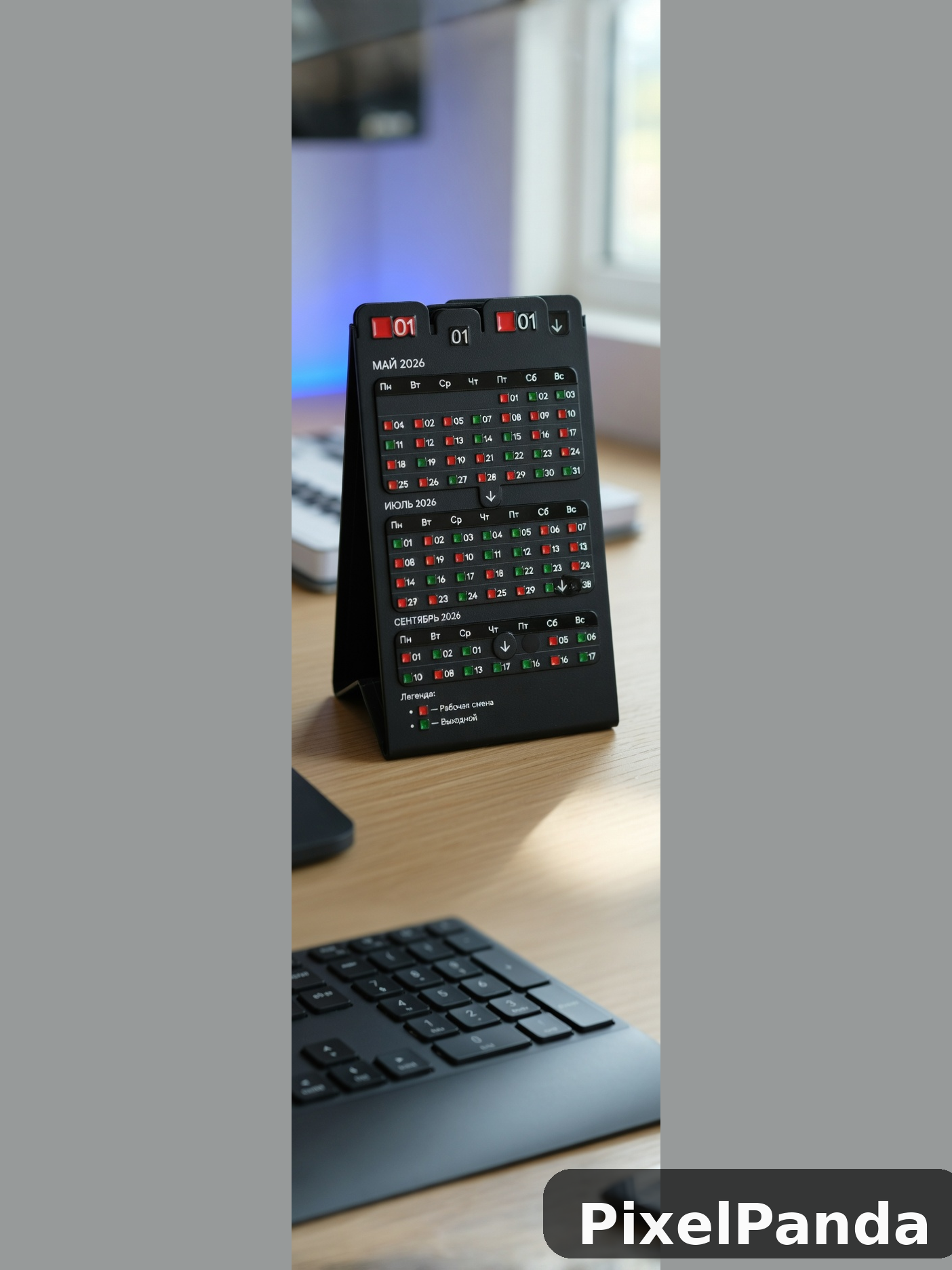Desk Setup — Made with PixelPanda