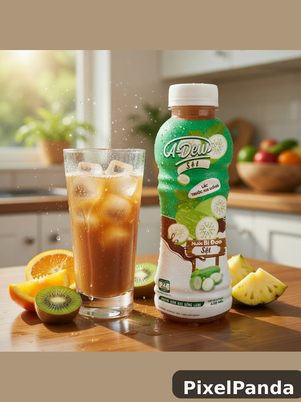 Cold Glass Refresh — Made with PixelPanda