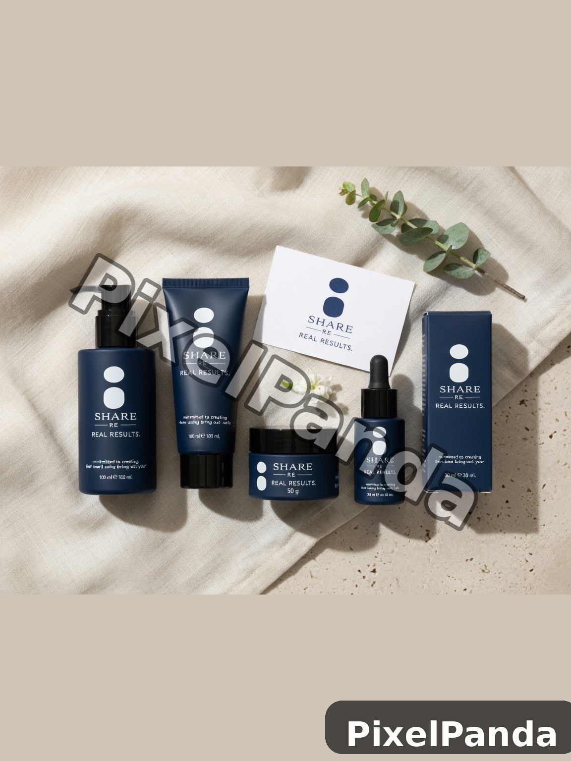 Wellness Vanity Flat Lay — Made with PixelPanda