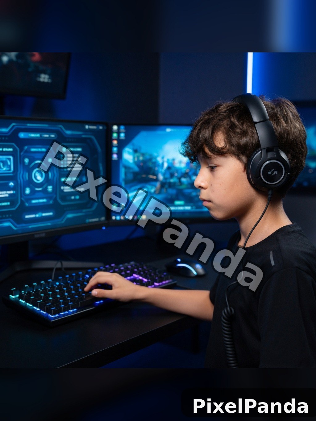 Gaming Setup — Made with PixelPanda