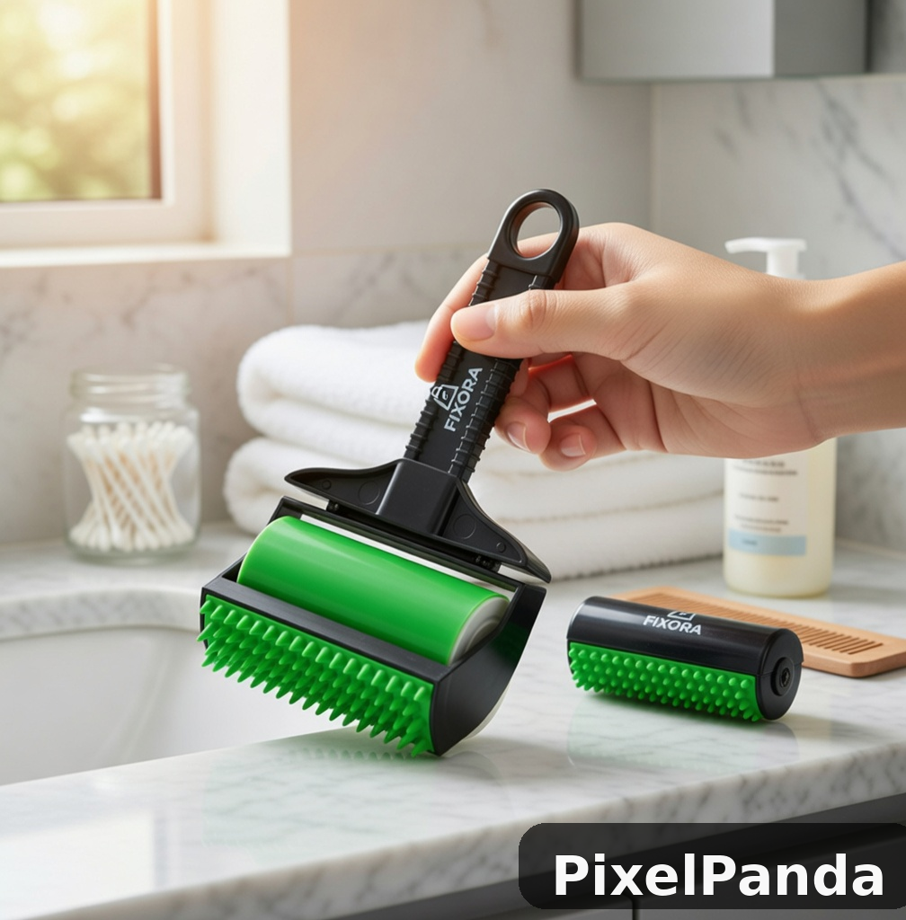 Bathroom Counter Ready — Made with PixelPanda AI
