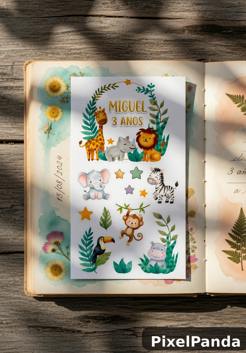 Scrapbook Detail — Made with PixelPanda