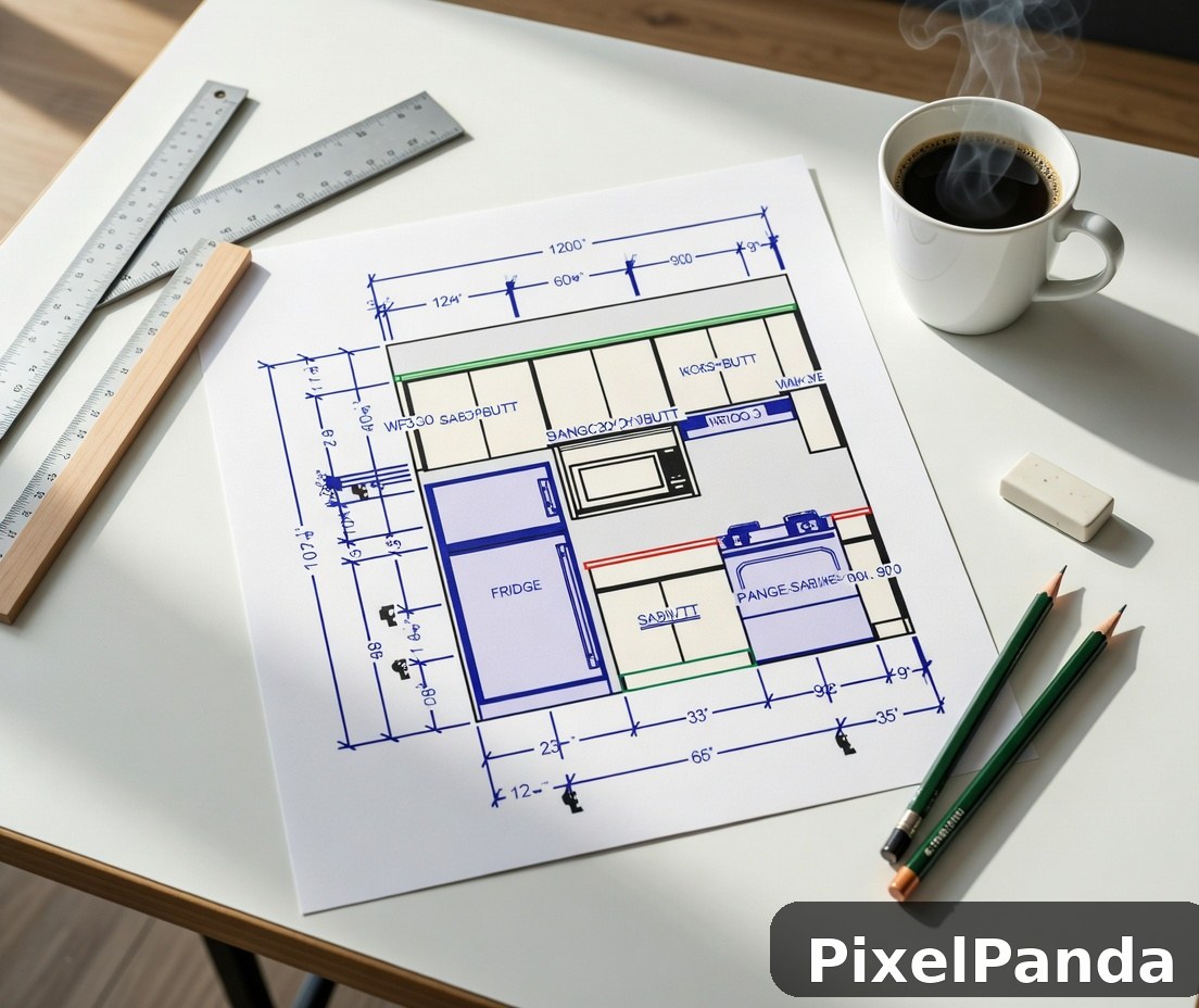 Architect's Desk — Made with PixelPanda