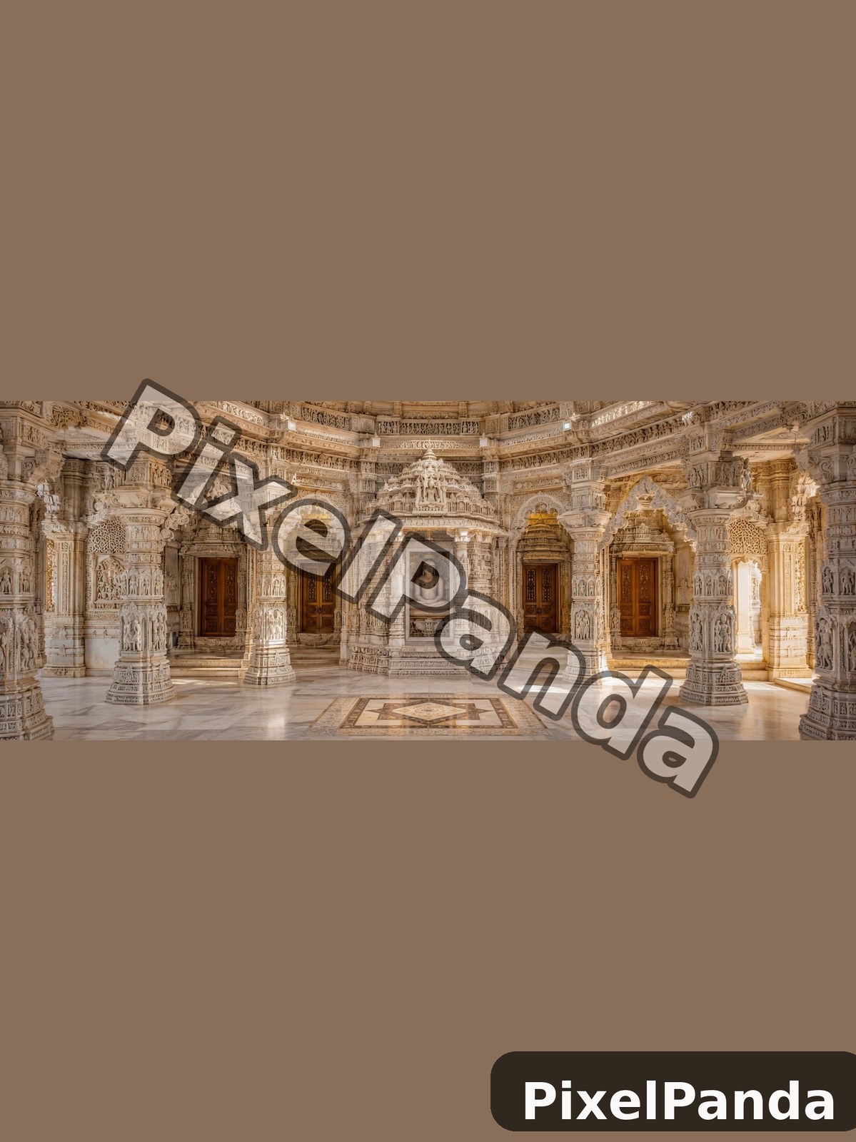 Temple Entrance Detail — Made with PixelPanda