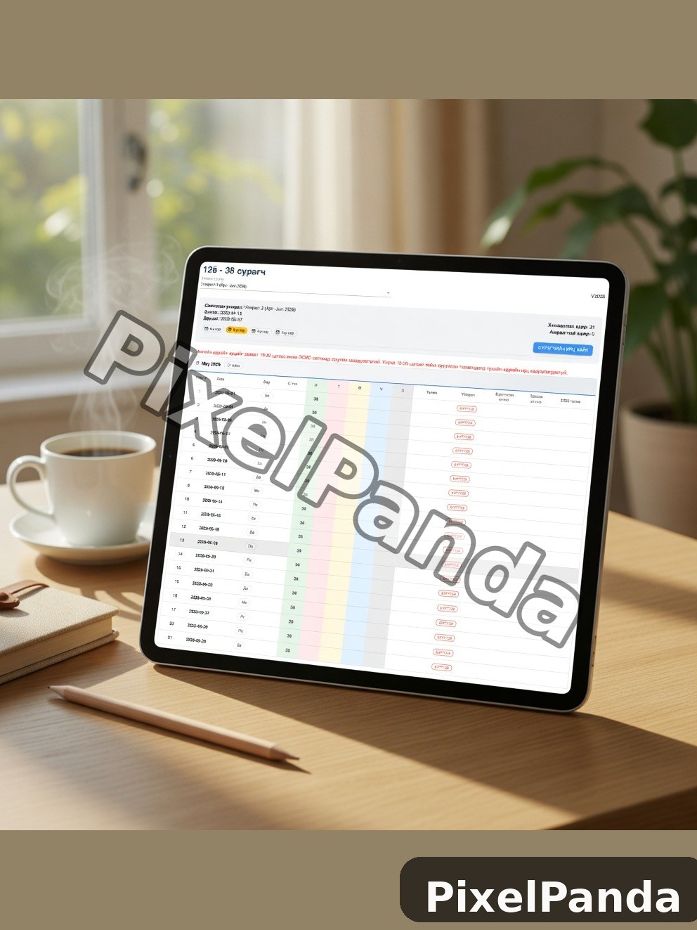 Personal Organization — Made with PixelPanda