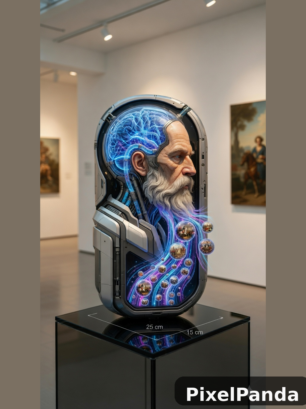 Tech Gallery Display — Made with PixelPanda