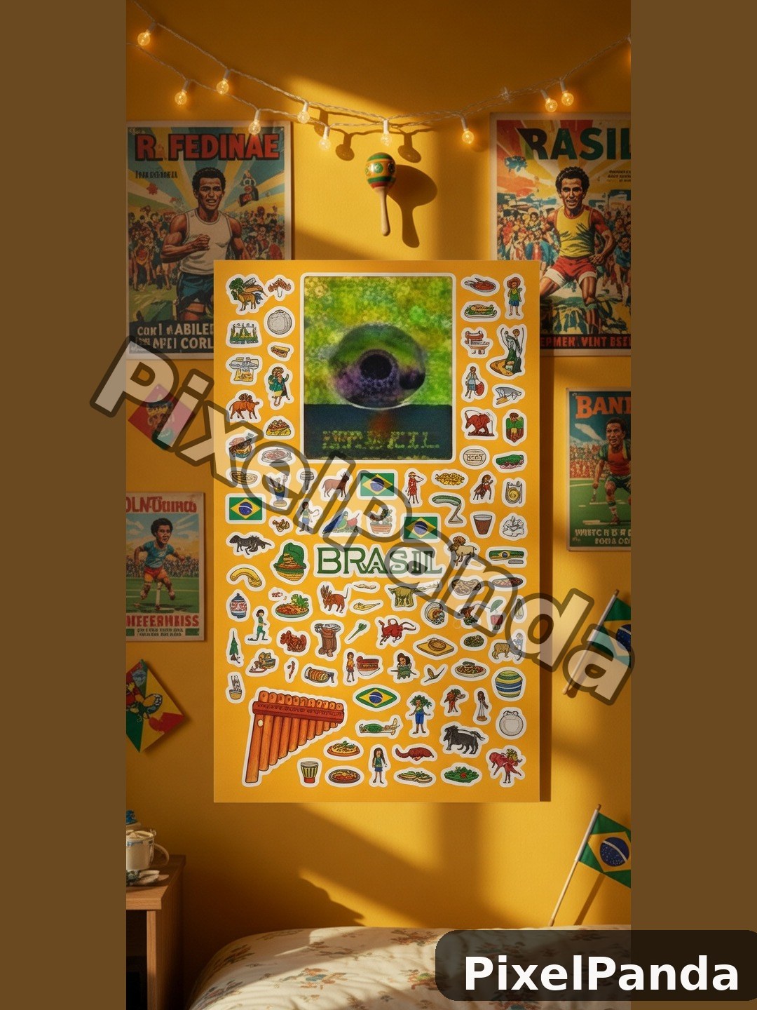 Collector's Wall Display — Made with PixelPanda