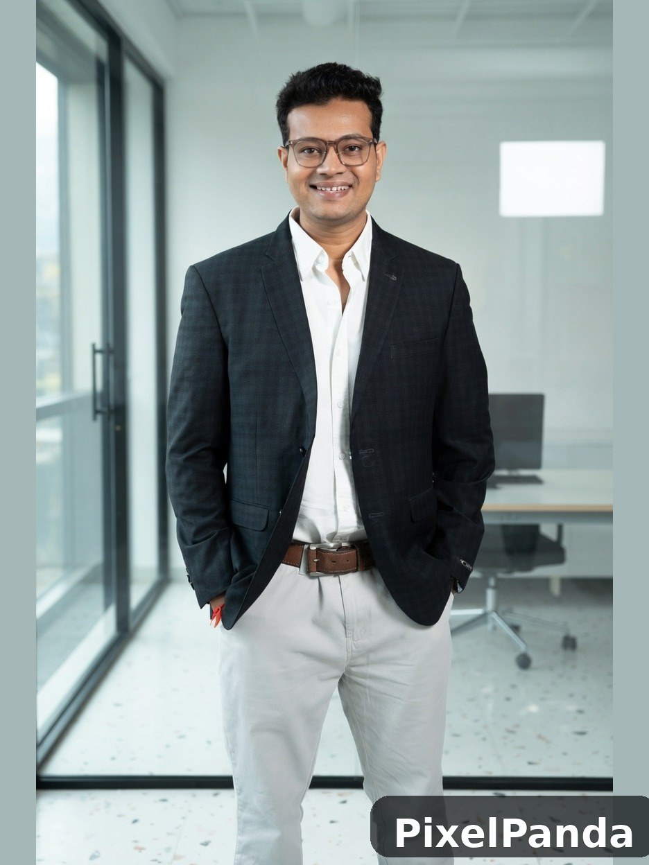 Urban Office Portrait — Made with PixelPanda