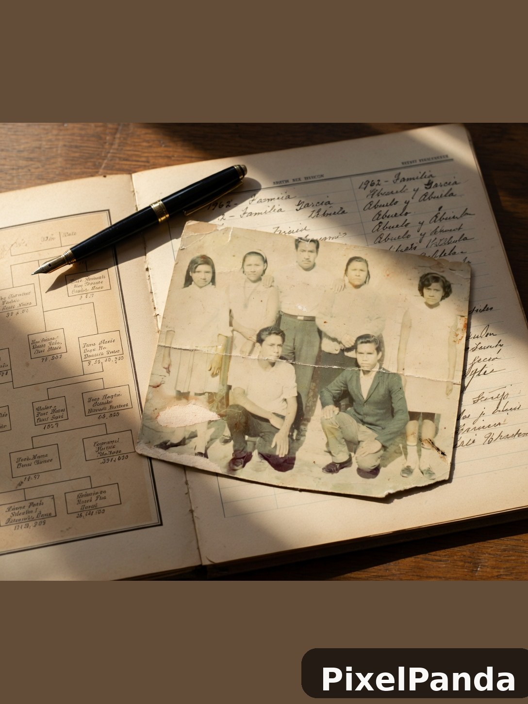 Genealogy Research — Made with PixelPanda