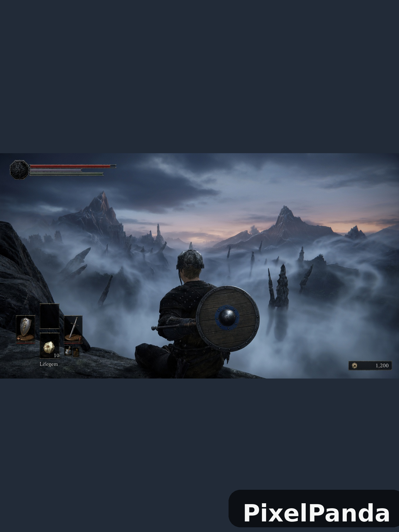 Misty Mountain Overlook — Made with PixelPanda