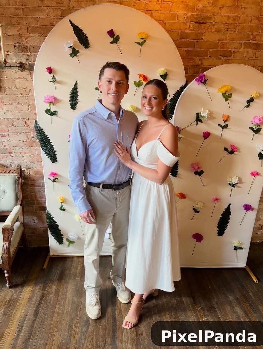 Bride & Groom Portrait — Made with PixelPanda