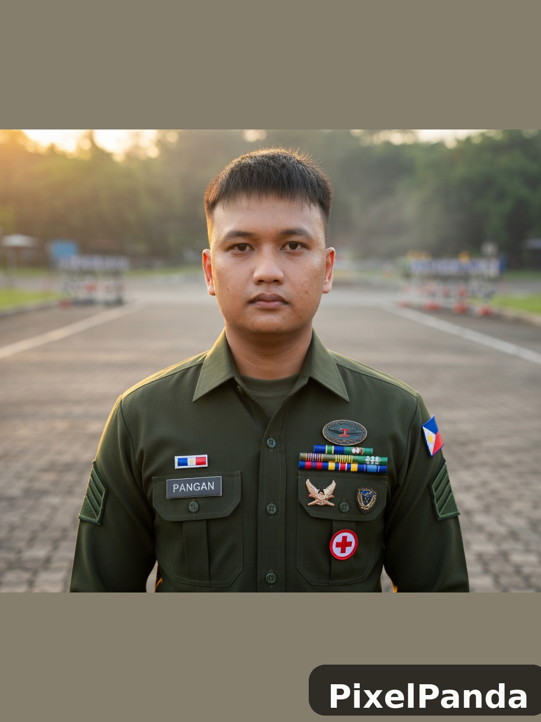 Parade Ground Setting — Made with PixelPanda