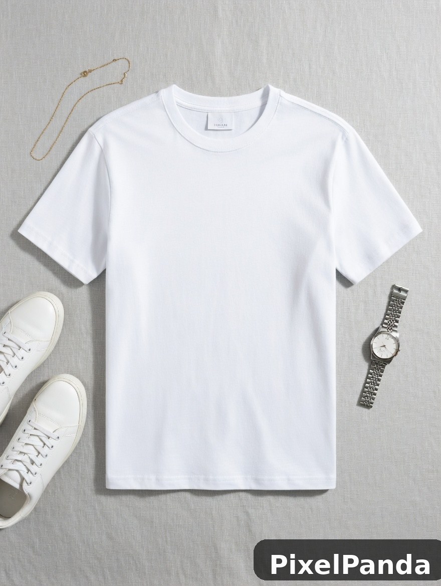Styled Flat Lay — Made with PixelPanda