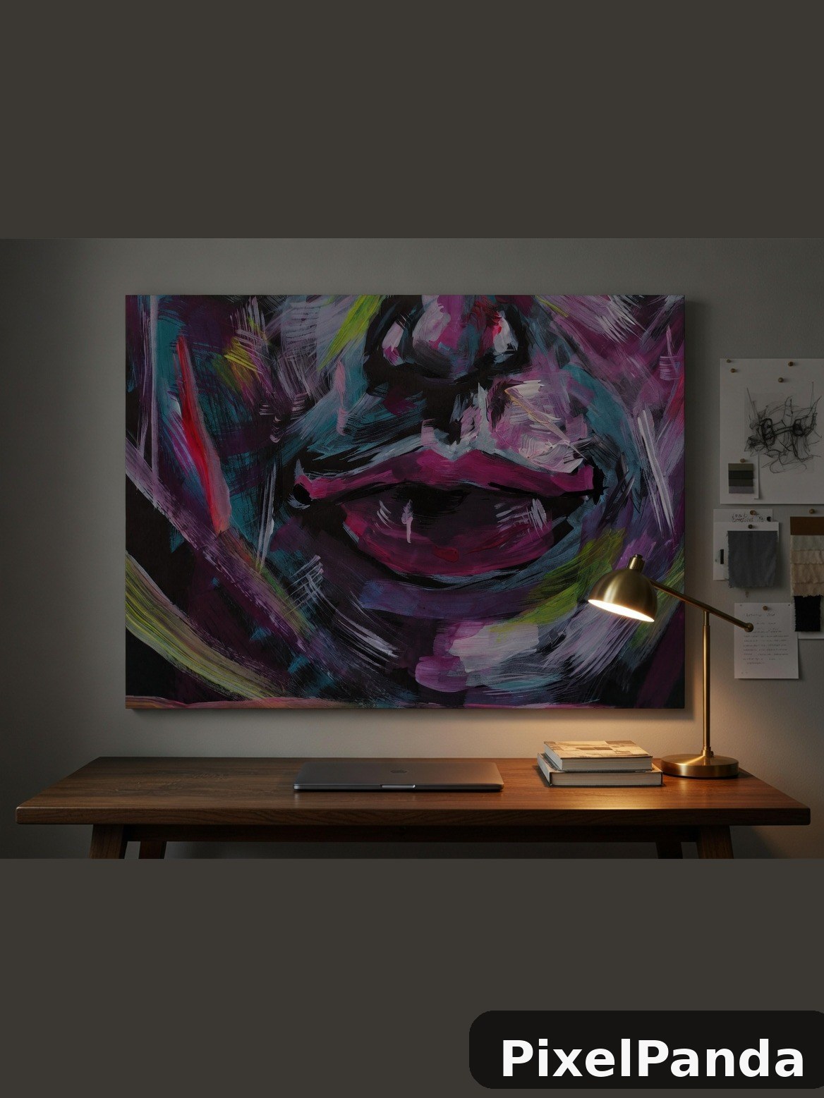 Home Office Creative Corner — Made with PixelPanda