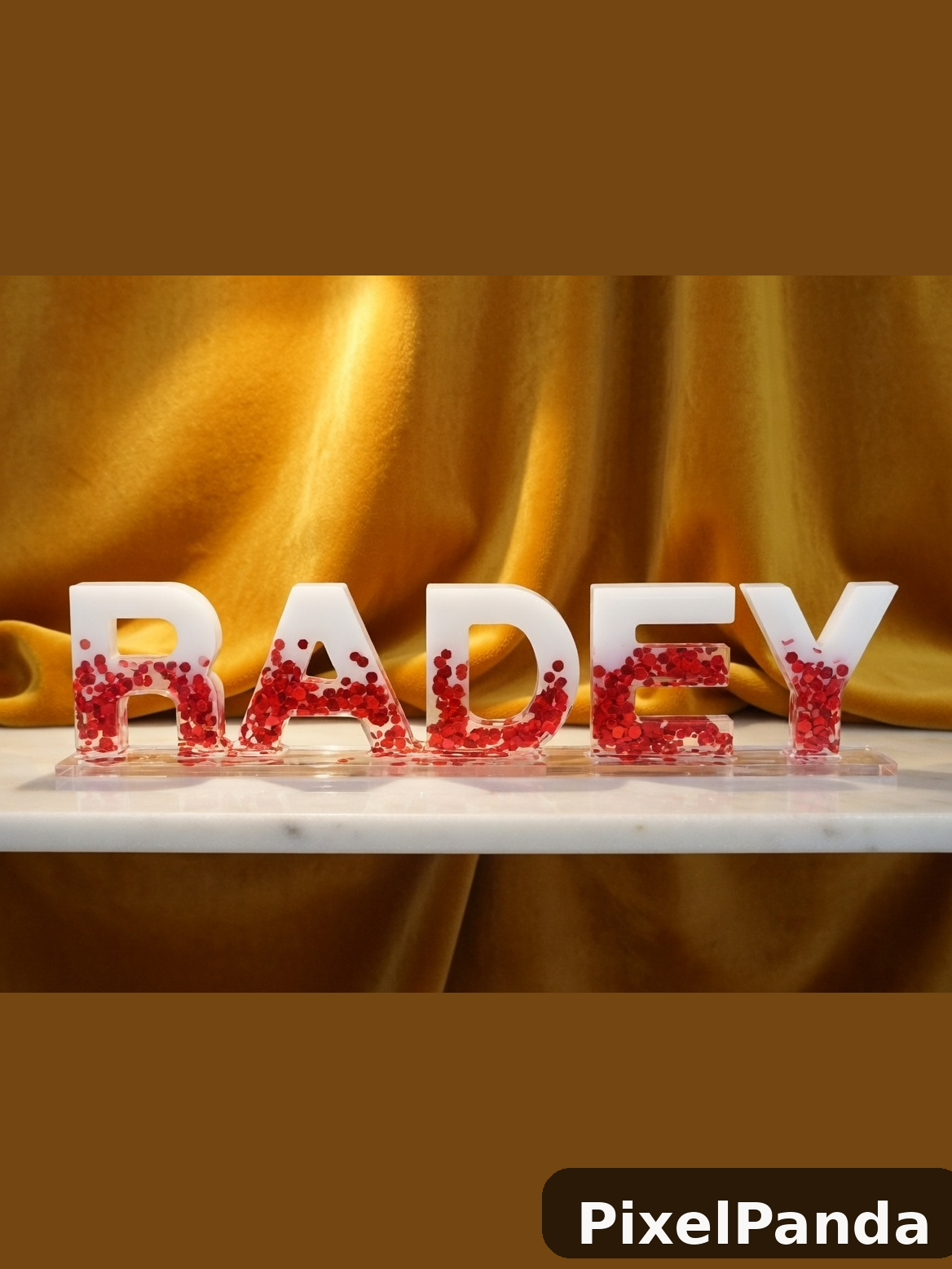 Gold Drape Hero — Made with PixelPanda