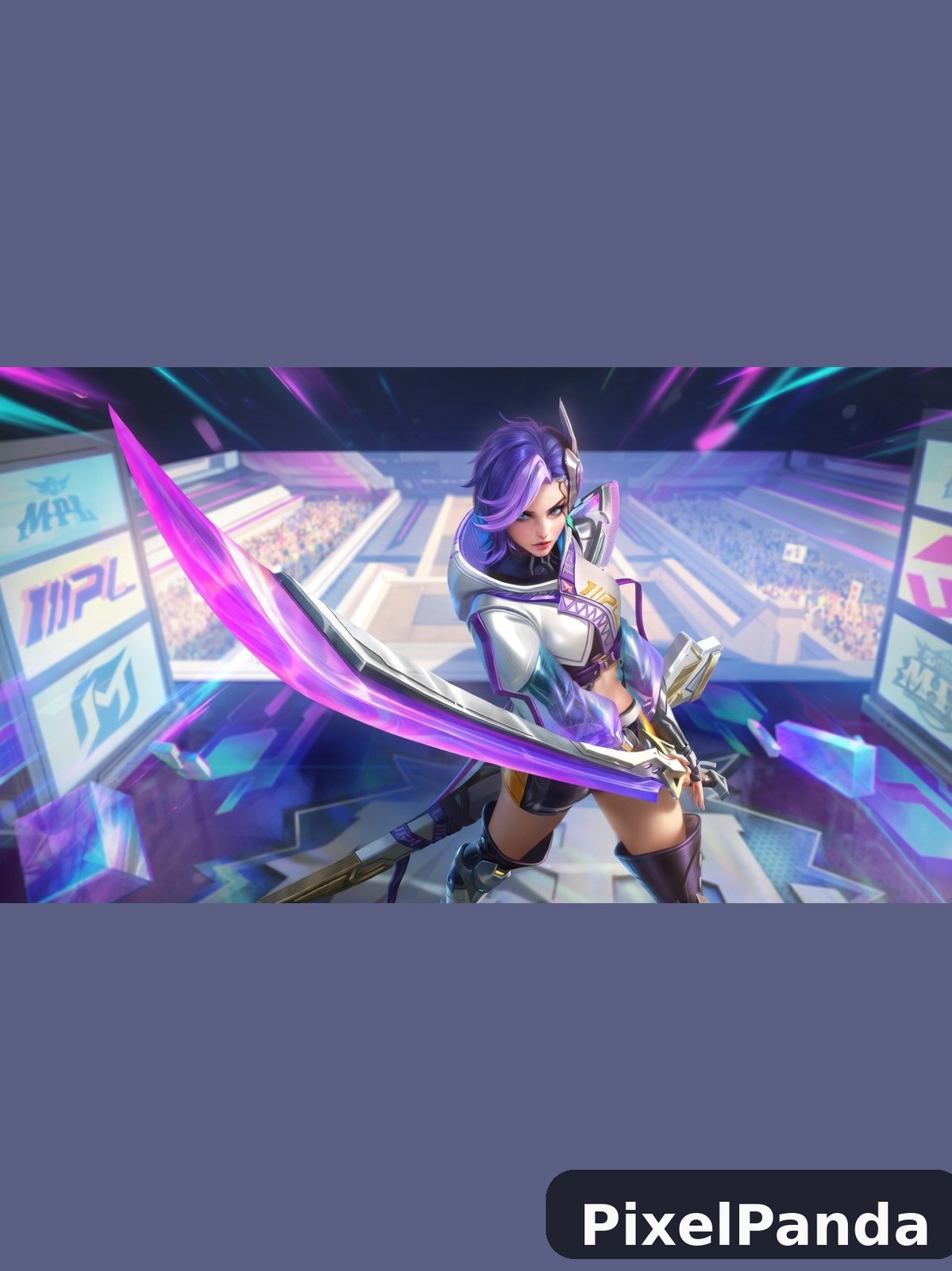 Hero Stadium Glow — Made with PixelPanda