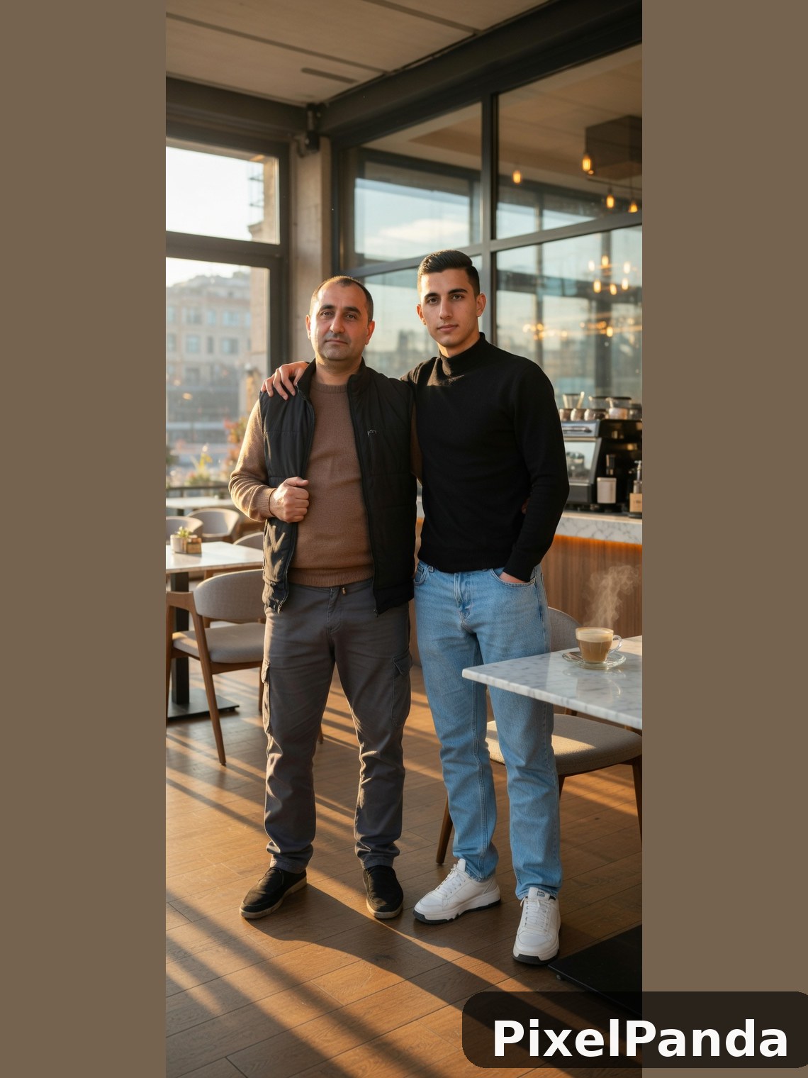 Coffee Shop Casual — Made with PixelPanda