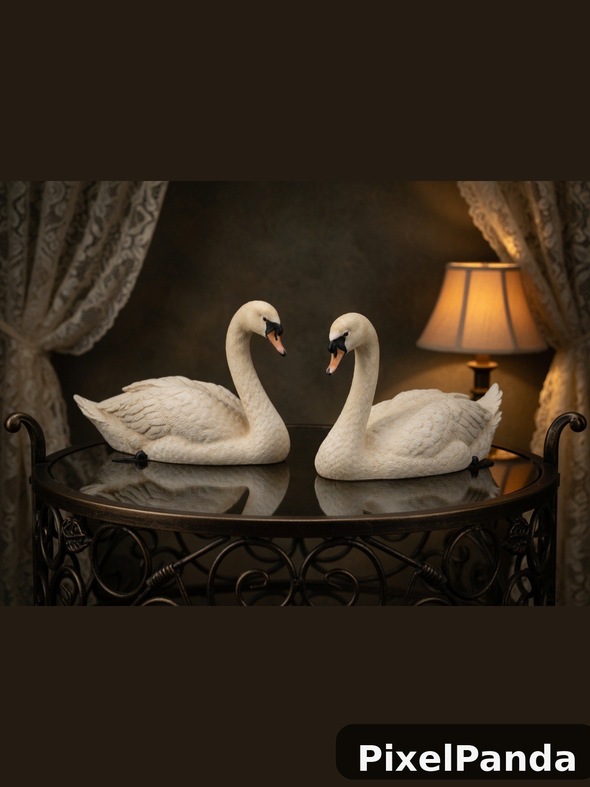 Romantic Bedroom Wall — Made with PixelPanda