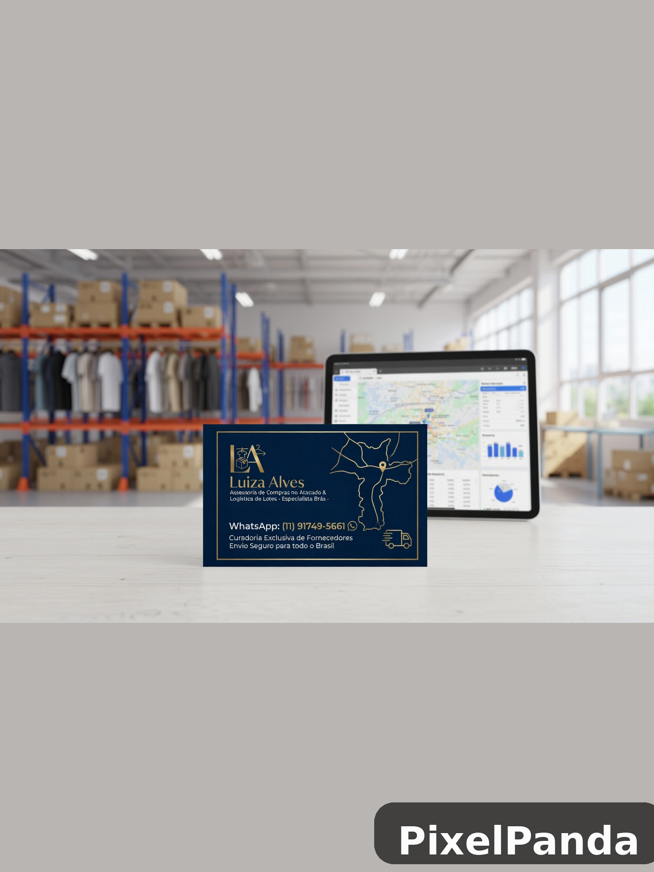 Logistics Workspace — Made with PixelPanda