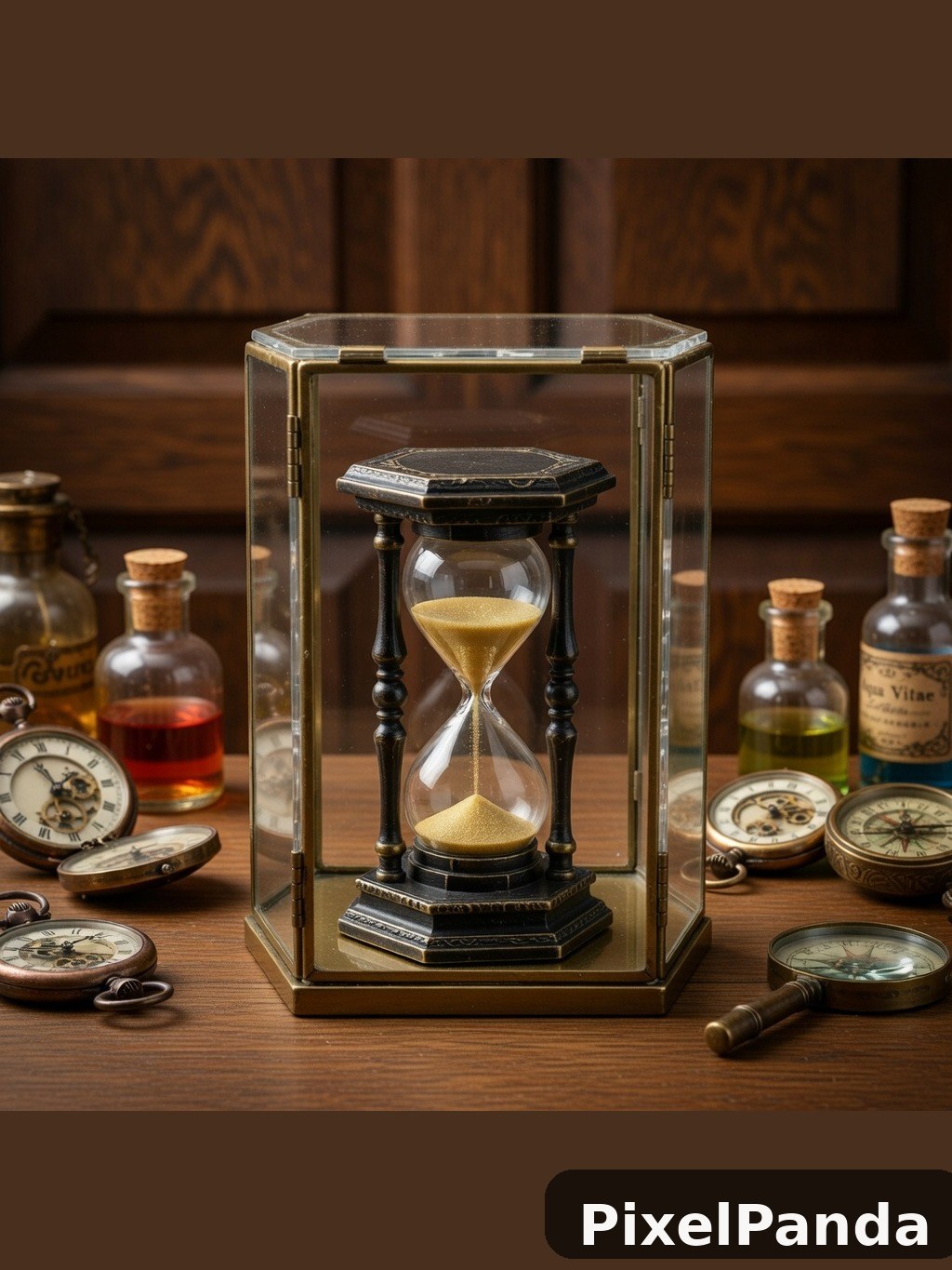 Victorian Cabinet Detail — Made with PixelPanda