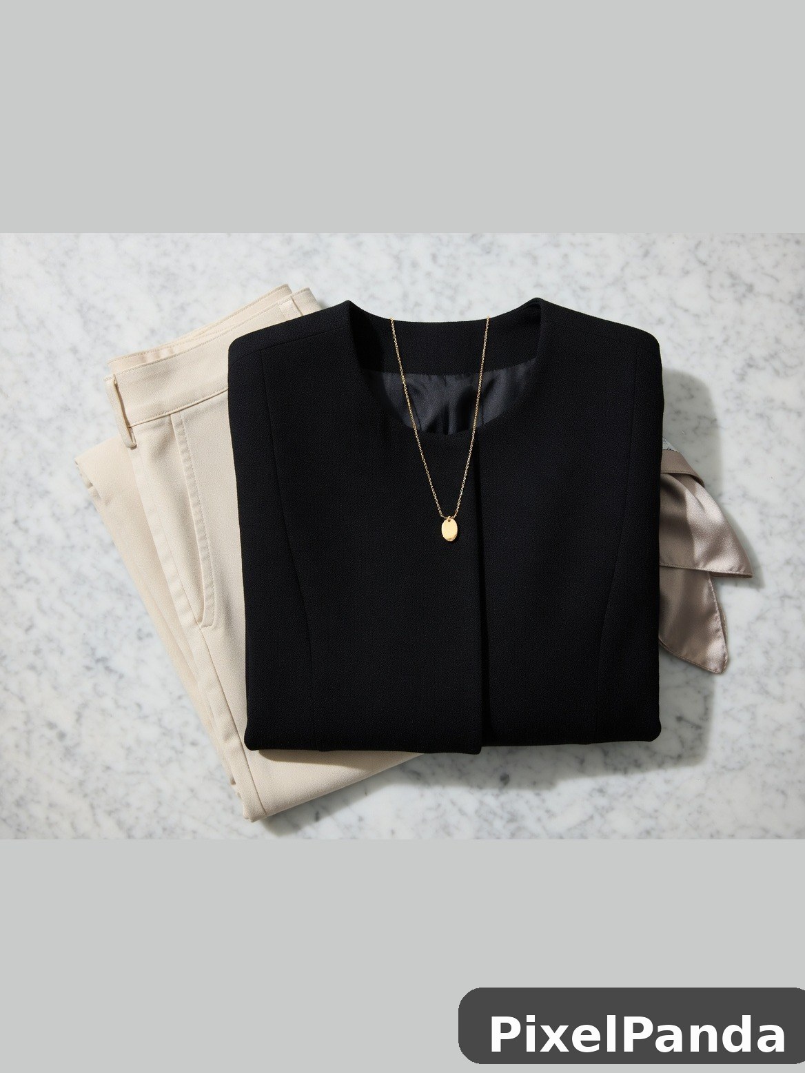 Capsule Wardrobe Flat Lay — Made with PixelPanda