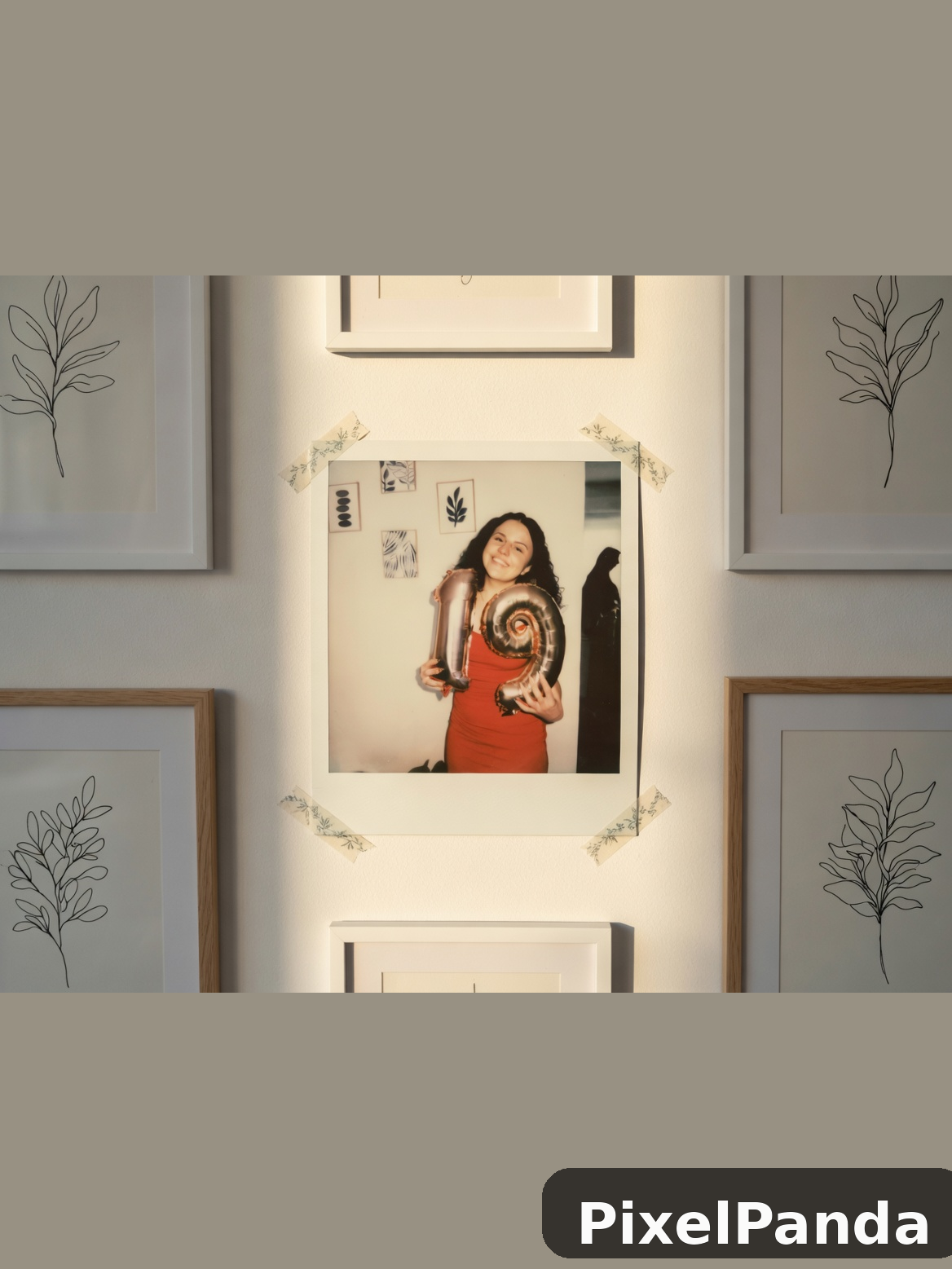 Gallery Wall Detail — Made with PixelPanda AI