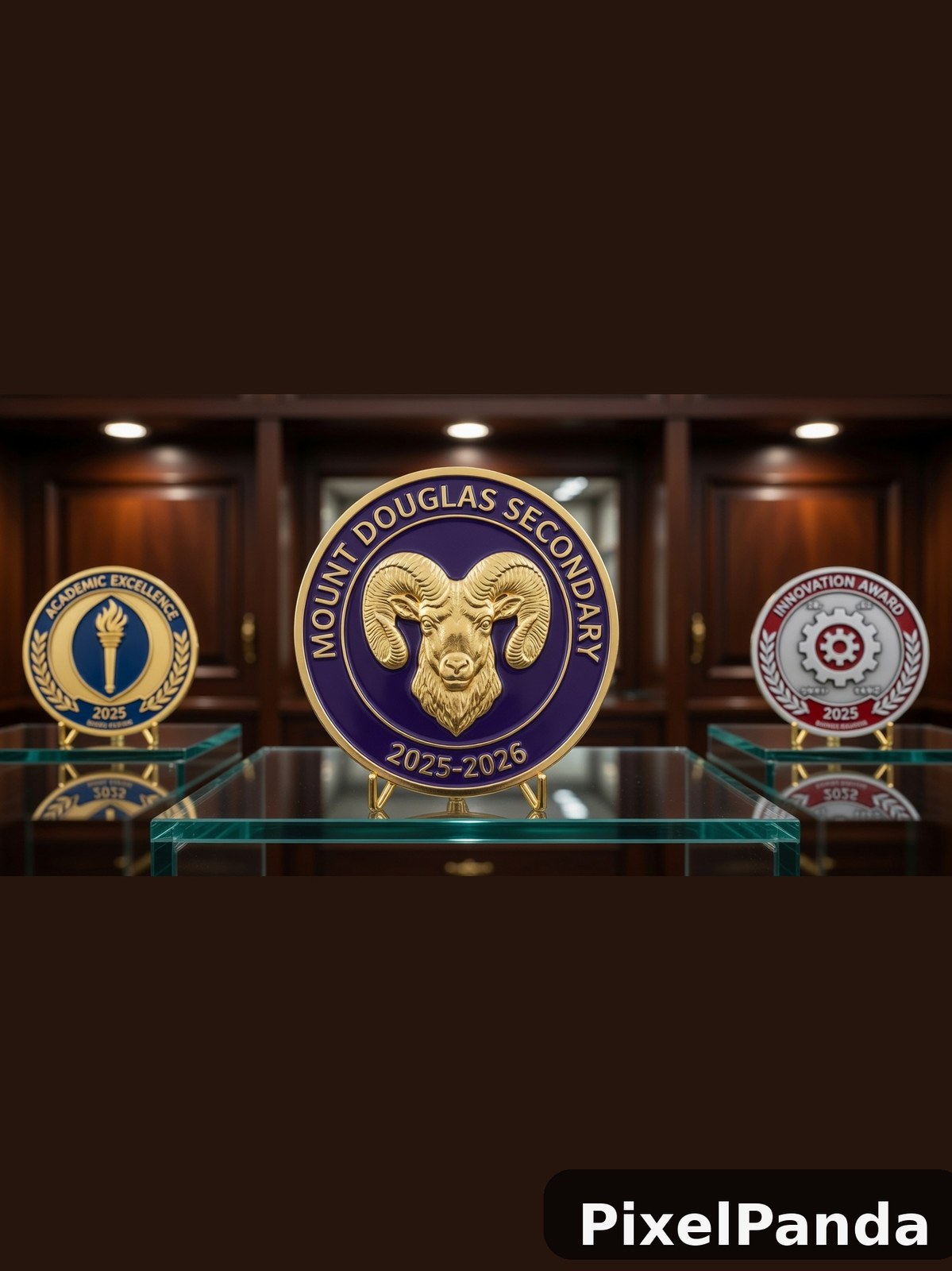 Corporate Trophy Case — Made with PixelPanda