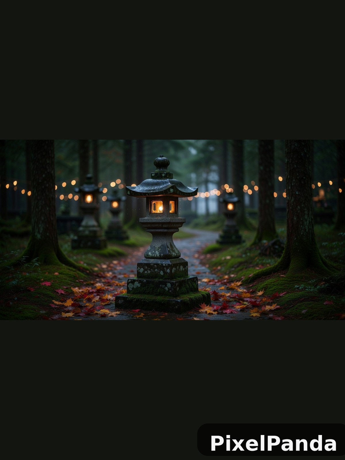 Rainy Night Glow — Made with PixelPanda