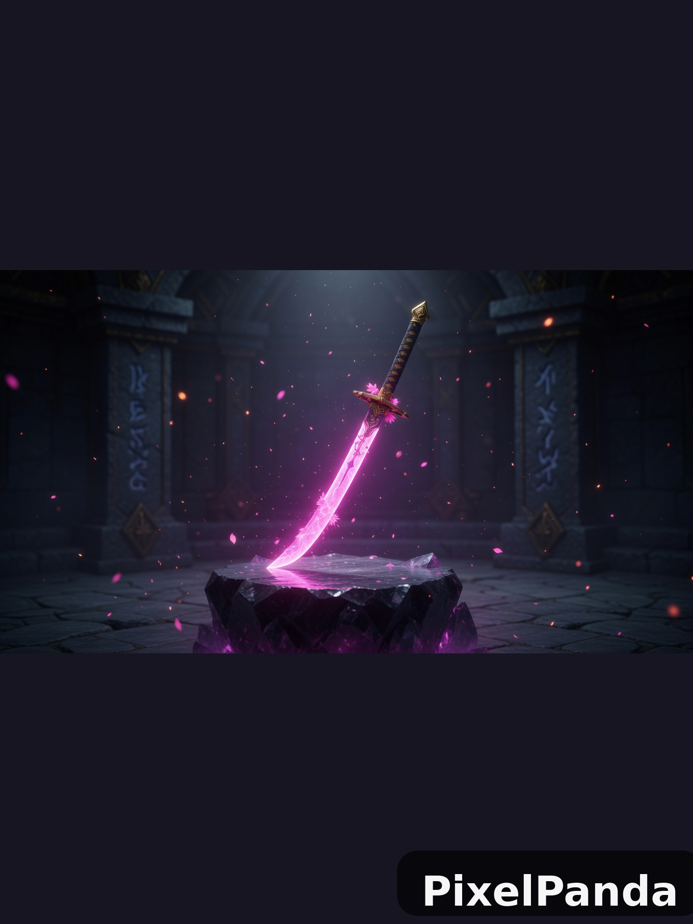 Crystal Chamber Display — Made with PixelPanda