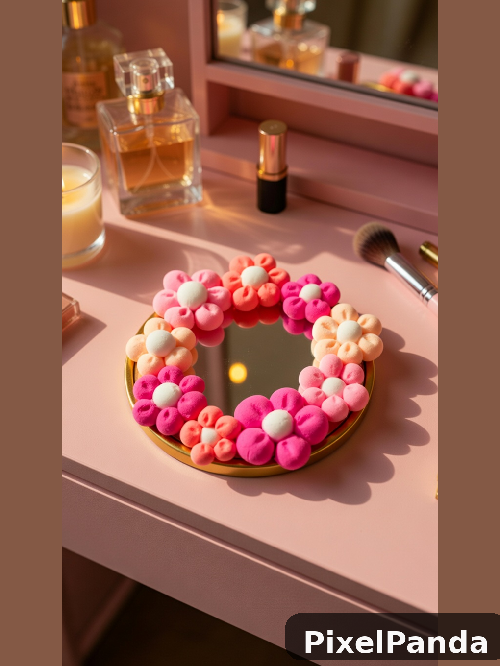Styled Vanity Mirror — Made with PixelPanda