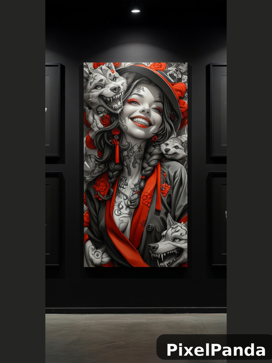 Gallery Wall Display — Made with PixelPanda