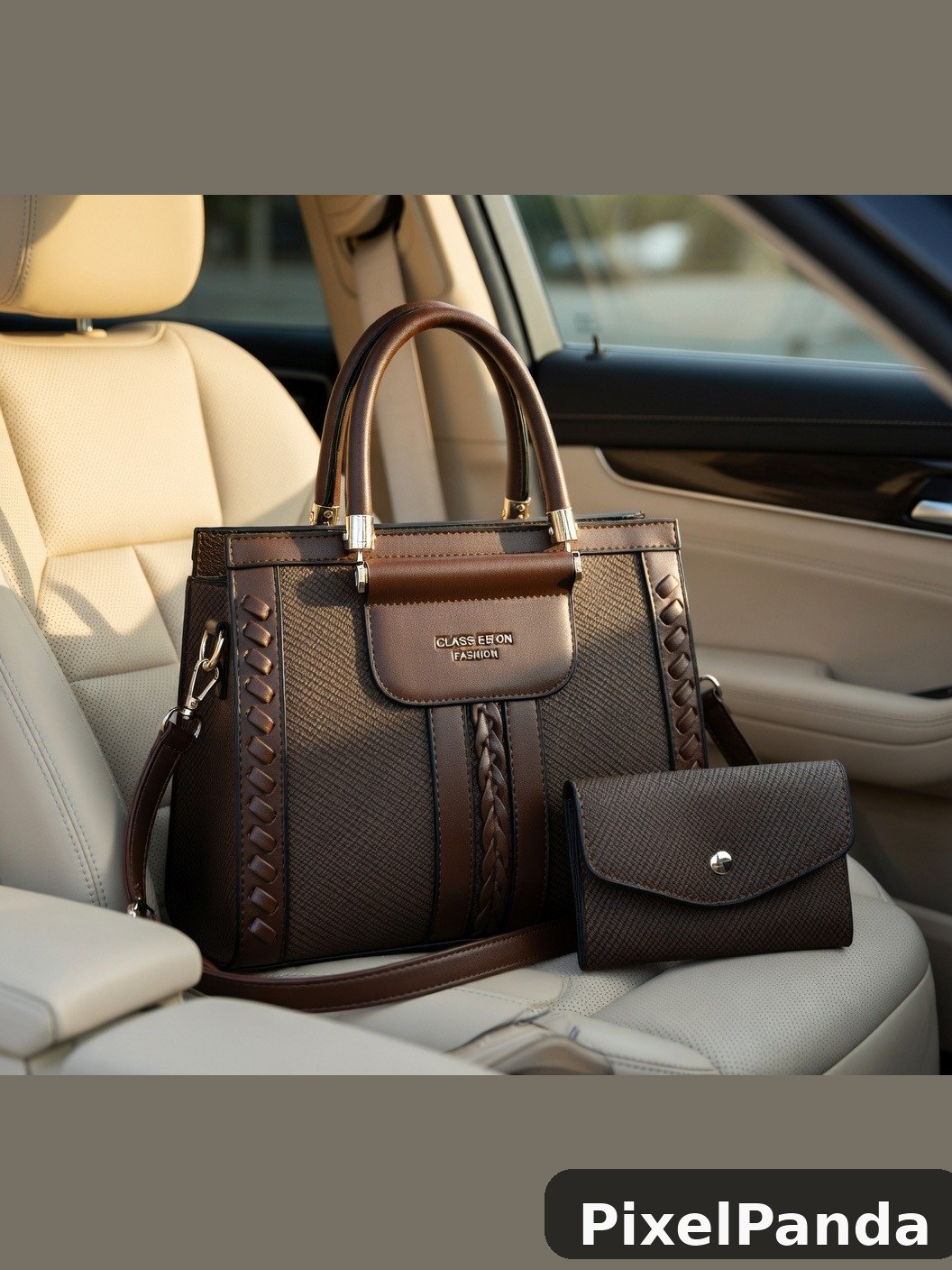 Luxury Car Interior — Made with PixelPanda