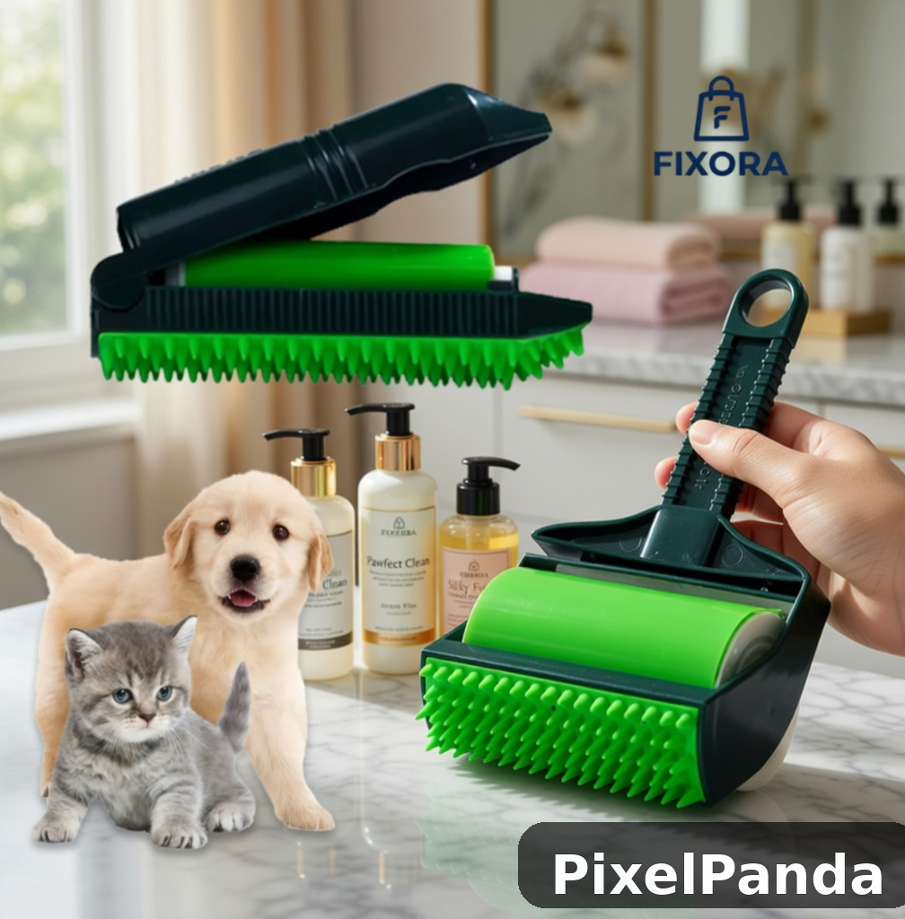 Pet Grooming Station — Made with PixelPanda