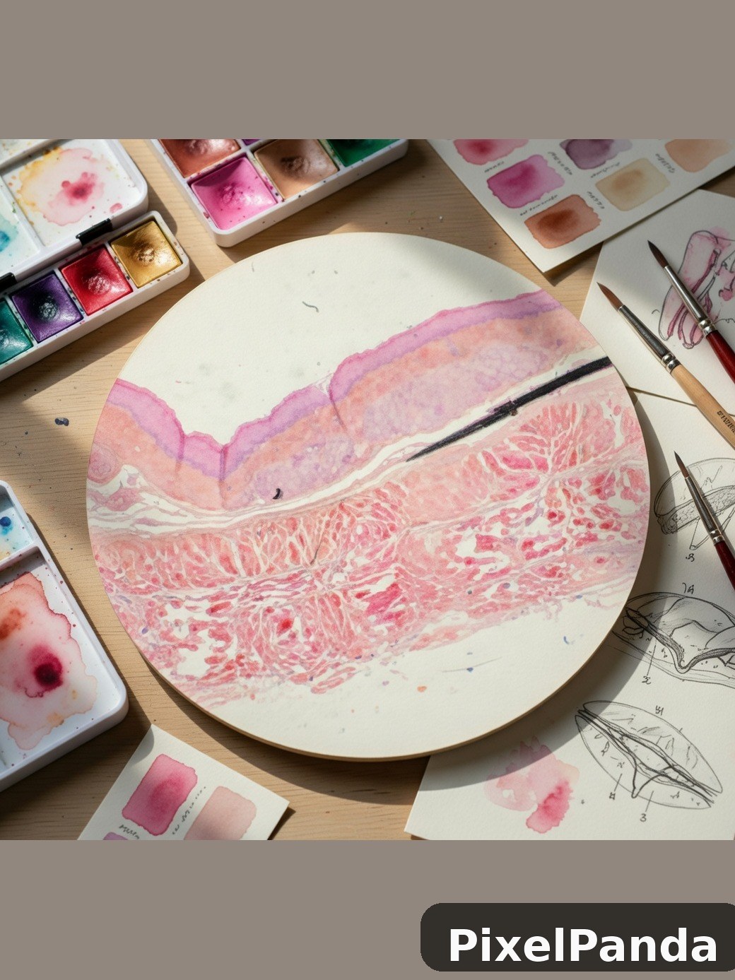 Watercolor Studio — Made with PixelPanda
