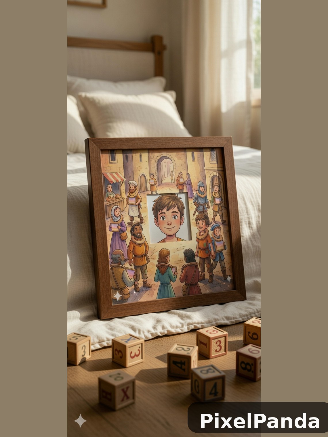 Child's Bedroom Wall — Made with PixelPanda