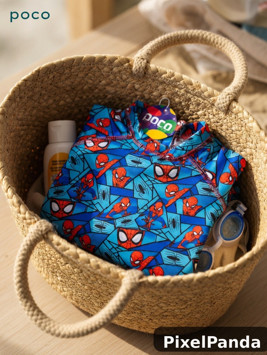 Beach Bag Details — Made with PixelPanda