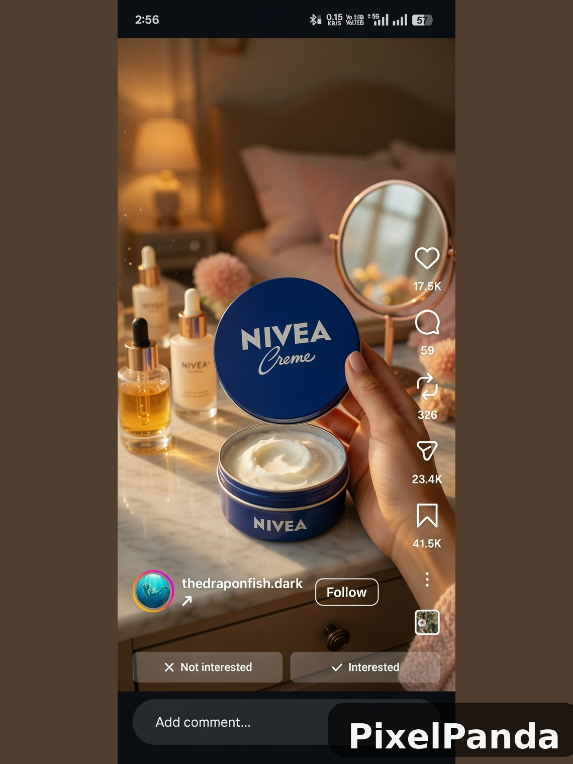 Golden Hour Vanity — Made with PixelPanda