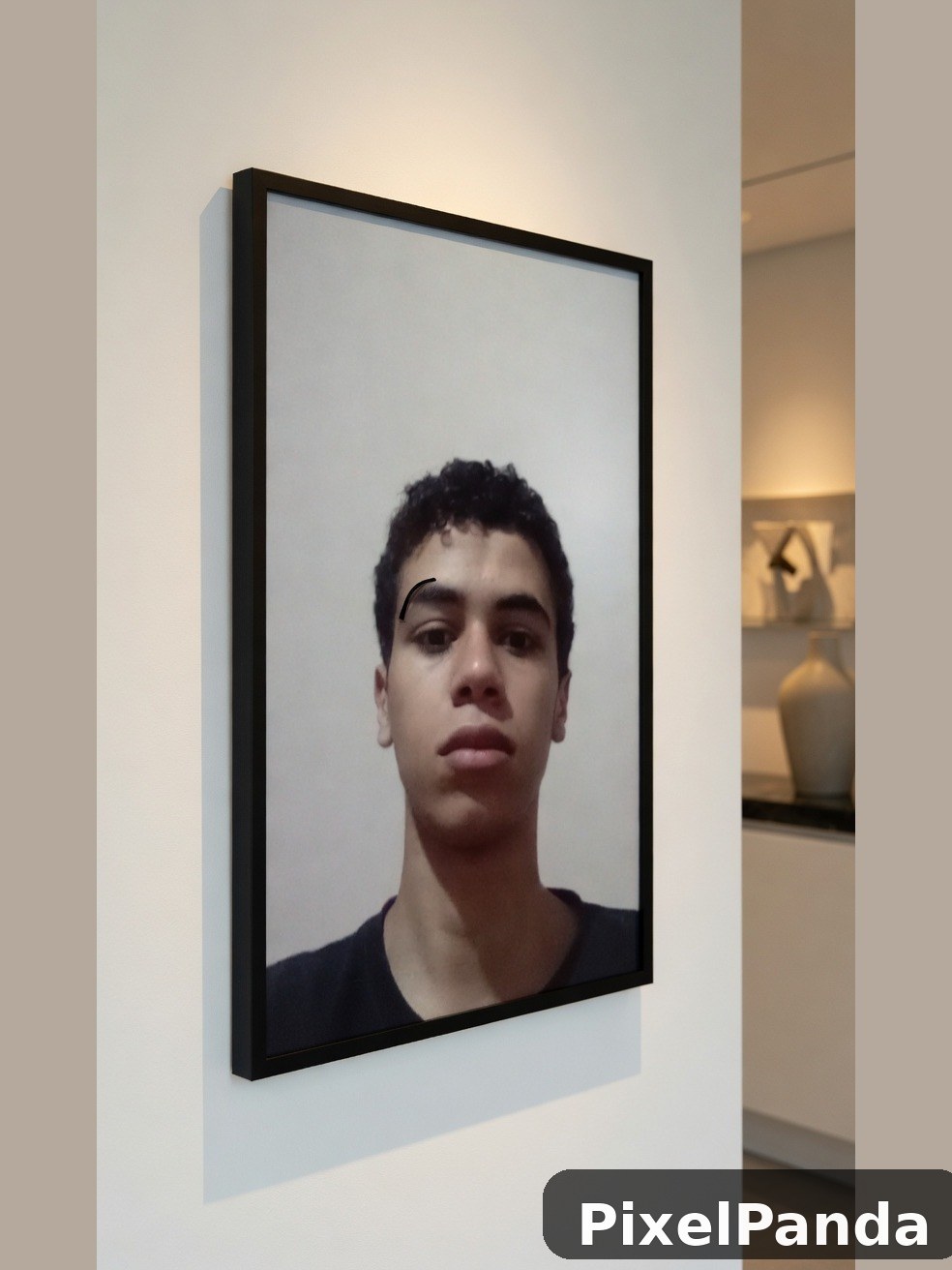 Framed Wall Display — Made with PixelPanda