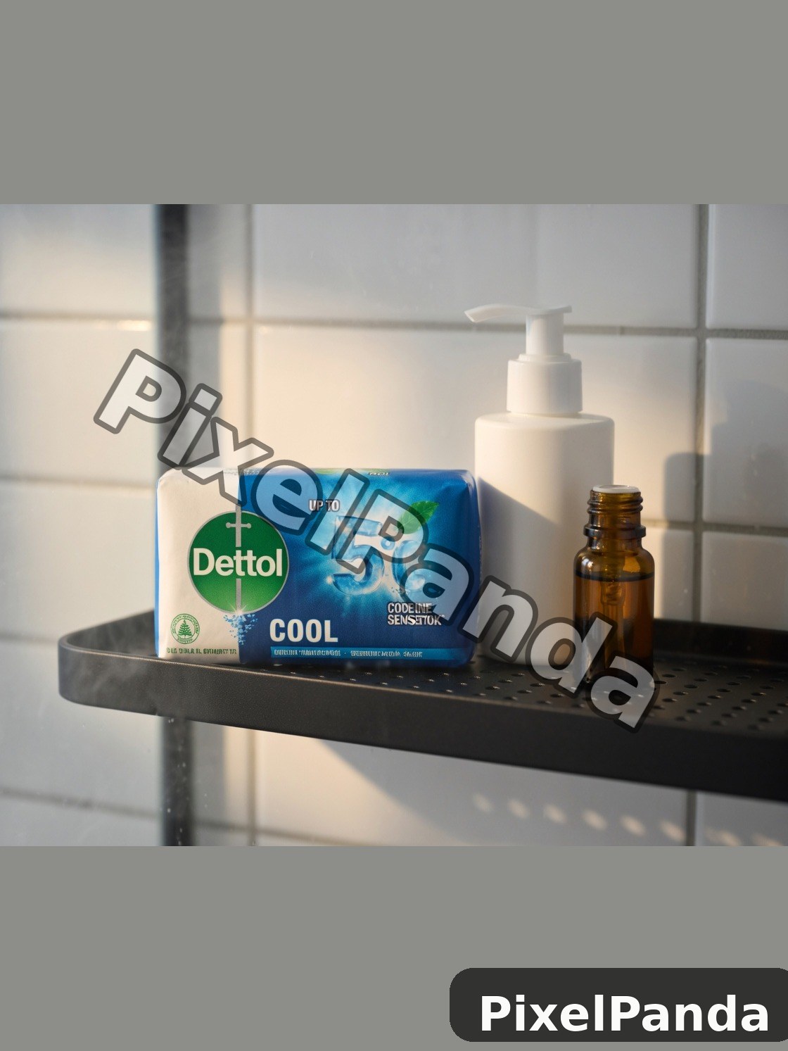 Shower Caddy Lifestyle — Made with PixelPanda