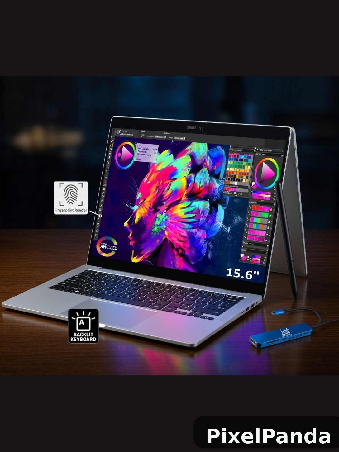 Night Editing Session — Made with PixelPanda