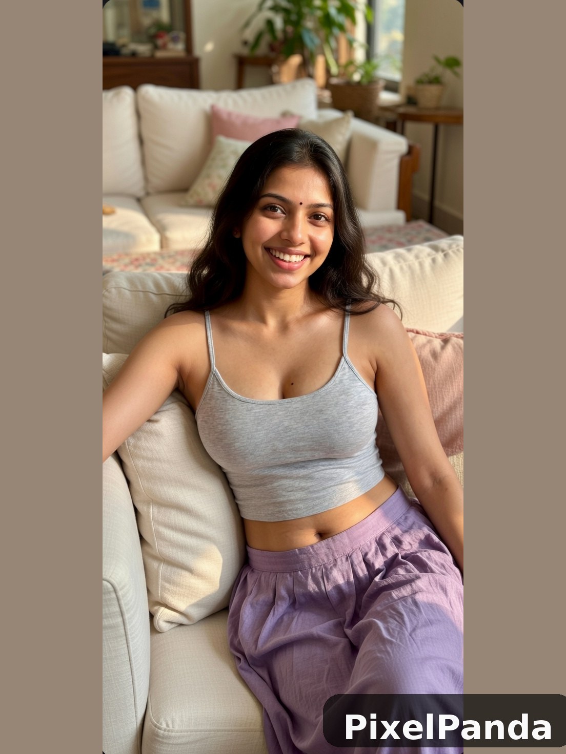 Casual Couch Moment — Made with PixelPanda