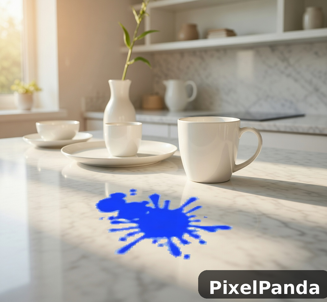 Clean Kitchen Counter — Made with PixelPanda
