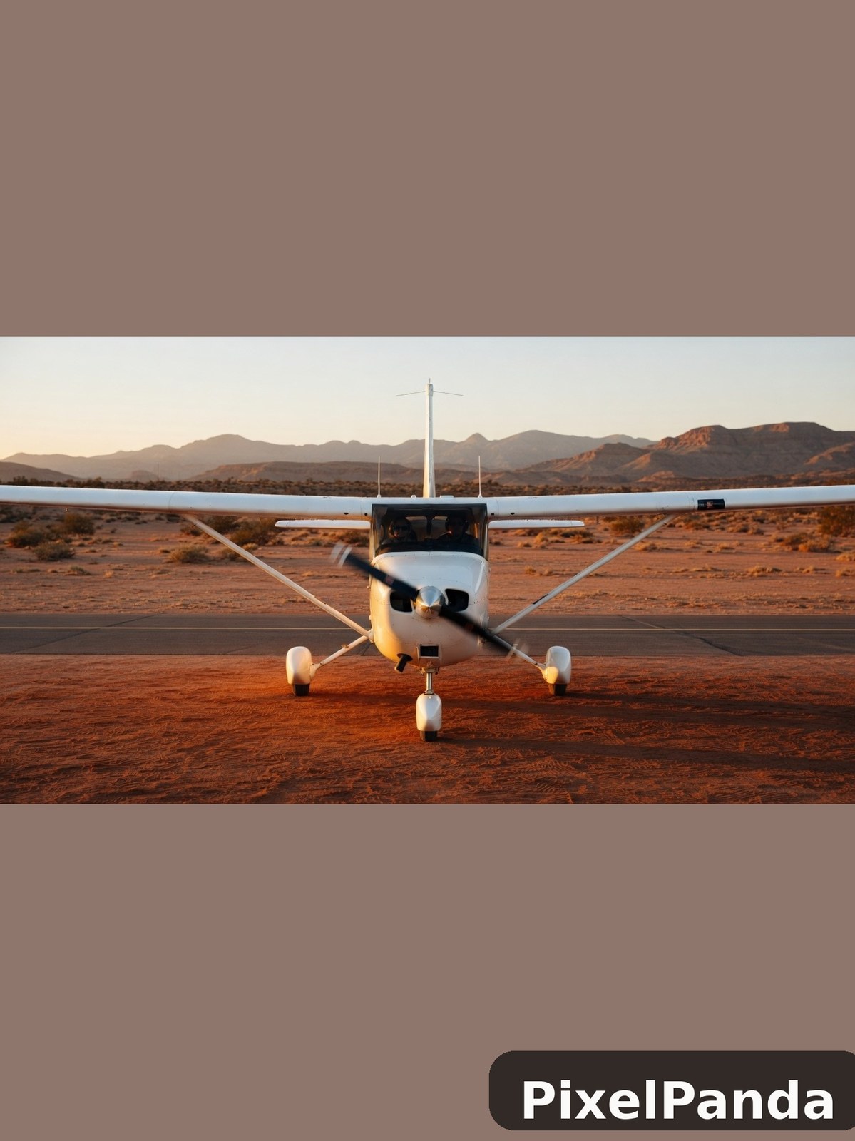 Desert Runway — Made with PixelPanda