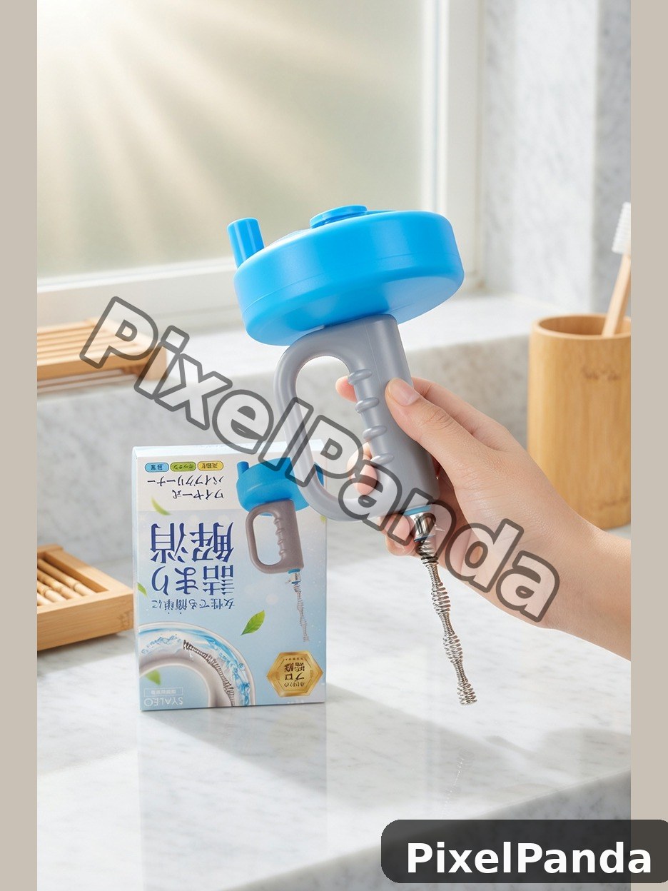 Clean Bathroom Counter — Made with PixelPanda