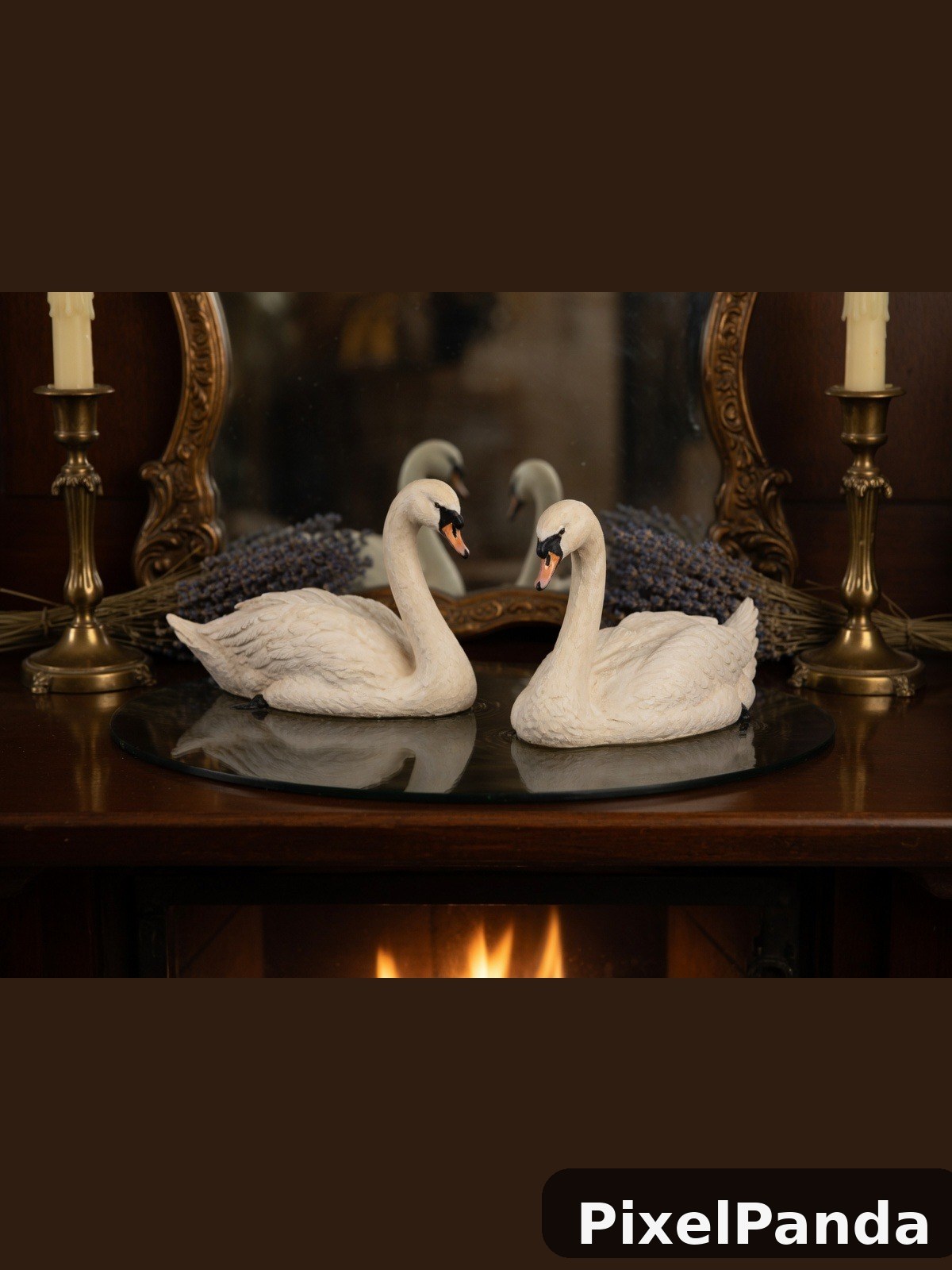Ornate Mantelpiece — Made with PixelPanda